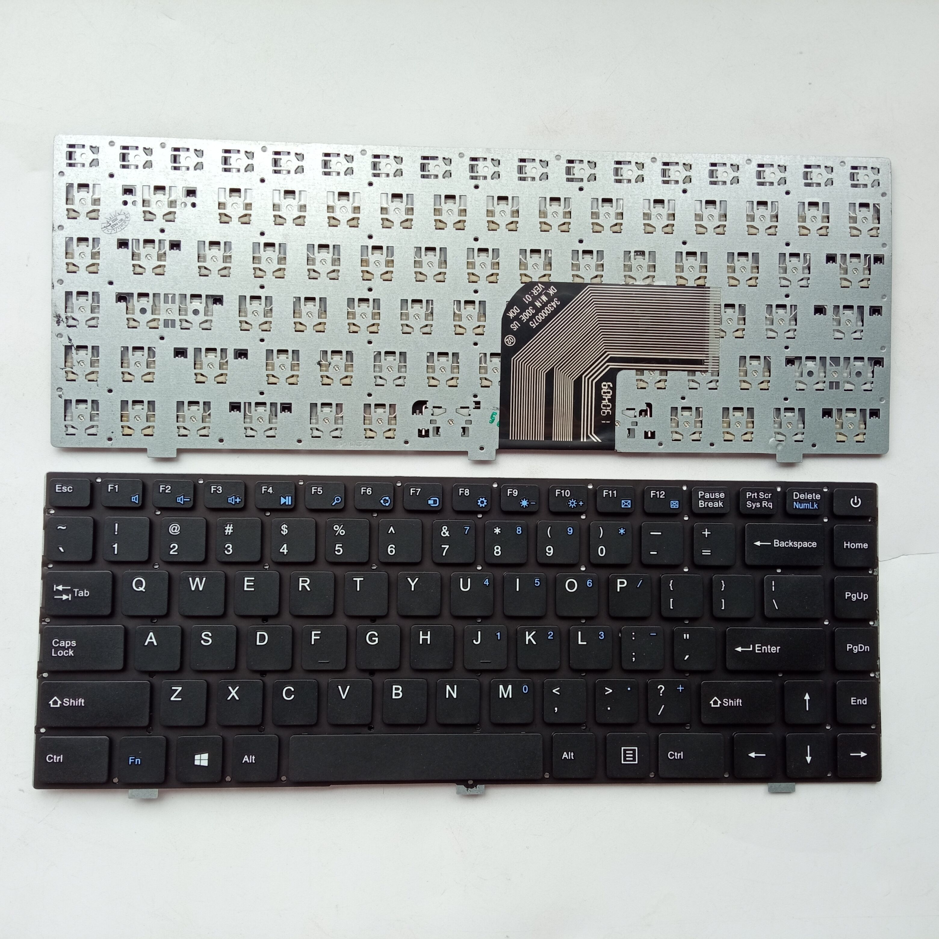 Picture of New Replacement Laptop Keyboard For N/A PC230/K2790/K2381/DK-MIN 300E BLACK US Layout